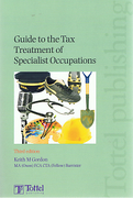 Cover of Guide to the Tax Treatment of Specialist Occupations