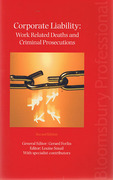 Cover of Corporate Liability: Work Related Deaths and Criminal Prosecutions