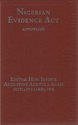 Cover of Nigerian Evidence Act: Annotated