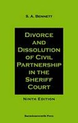 Cover of Divorce and Dissolution of Civil Partnership in the Sheriff Court