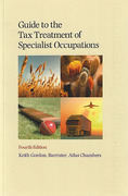 Cover of Guide to Tax Treatment of Specialist Occupations