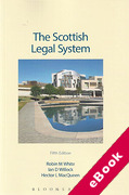 Cover of The Scottish Legal System (eBook)