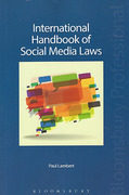 Cover of International Handbook of Social Media Laws