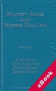 Cover of Market Abuse and Insider Dealing (eBook)