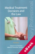 Cover of Medical Treatment: Decisions and the Law (eBook)