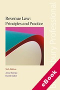 Cover of Revenue Law: Principles and Practice (eBook)