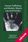 Cover of Human Trafficking and Modern Slavery: Law and Practice (eBook)