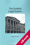 Cover of The Scottish Legal System (eBook)