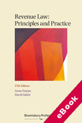 Cover of Revenue Law: Principles and Practice (eBook)