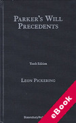 Cover of Parker&#8217;s Will Precedents (eBook)