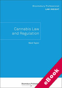 Cover of Cannabis Law and Regulation (eBook)