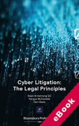 Cover of Cyber Litigation: The Legal Principles (eBook)