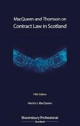 Cover of MacQueen and Thomson on Contract Law in Scotland