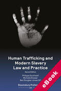 Cover of Human Trafficking and Modern Slavery: Law and Practice (eBook)