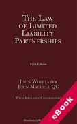 Cover of The Law of Limited Liability Partnerships (eBook)