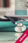 Cover of Medical Treatment: Decisions and the Law (eBook)