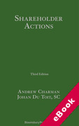 Cover of Shareholder Actions (eBook)