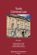 Cover of Scots Criminal Law