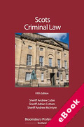 Cover of Scots Criminal Law (eBook)