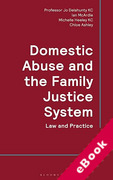 Cover of Domestic Abuse and the Family Justice System: Law and Practice (eBook)