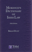 Cover of Murdoch's Dictionary of Irish Law: A Sourcebook