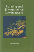 Cover of Planning and Environmental Law in Ireland