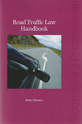 Cover of Road Traffic Law Handbook