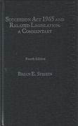 Cover of The Succession Act 1965 and Related Legislation: A Commentary