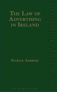 Cover of The Law of Advertising in Ireland