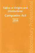 Cover of Tables of Destination and Origin: Companies Act 2014