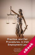 Cover of Practice, and Fair Procedures, in Irish Employment Law (eBook)