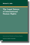 Cover of Legal Nature of International Human Rights