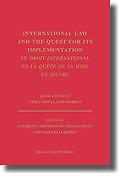 Cover of nternational Law and the Quest for its Implementation: Liber Amicorum Vera Gowlland-Debbas