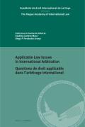 Cover of Applicable Law Issues in International Arbitration / Questions de droit applicable dans l'arbitrage international