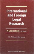 Cover of International and Foreign Legal Research: A Coursebook