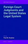 Cover of Foreign Court Judgments and the United States Legal System