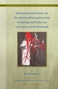 Cover of National Socialist Family Law: The Influence of National Socialism on Marriage and Divorce Law in Germany and the Netherlands