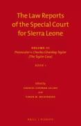 Cover of The Law Reports of the Special Court for Sierra Leone Volume III: Prosecutor v. Charles Ghankay Taylor - The Taylor Case