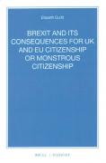 Cover of BREXIT and its Consequences for UK and EU Citizenship or Monstrous Citizenship
