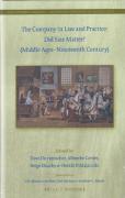 Cover of The Company in Law and Practice: Did Size Matter? (Middle Ages-Nineteenth Century)