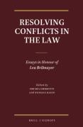Cover of Resolving Conflicts in the Law: Essays in Honour of Lea Brilmayer