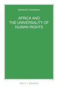 Cover of Africa and the Universality of Human Rights