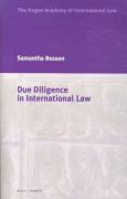 Cover of Due Diligence in International Law
