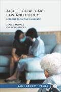 Cover of Adult Social Care Law and Policy: Lessons from the Pandemic