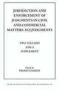 Cover of Jurisdiction & Enforcement of Judgements in Civil & Commercial Matters