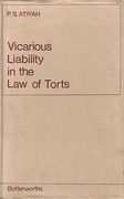 Cover of Vicarious Liability in the Law of Torts