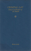 Cover of Criminal Law: Essays in Honour of J.C.Smith