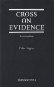 Cover of Cross on Evidence
