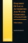 Cover of Enquiries of Local Authorities and Water Companies: A Practical Guide