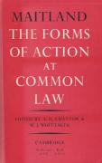 Cover of Maitland The Forms of Action at Common Law: A Course of Lectures